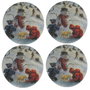 Hermia Set de 4 Salvamanteles Individuales Multicolor de 37 cm